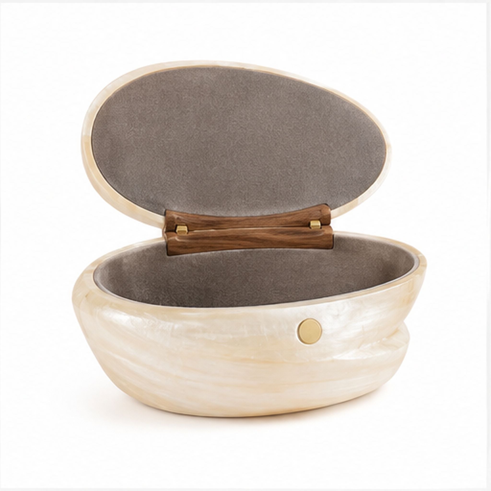 Boîte Sculpture Nacre – Coffret décoratif à double coque