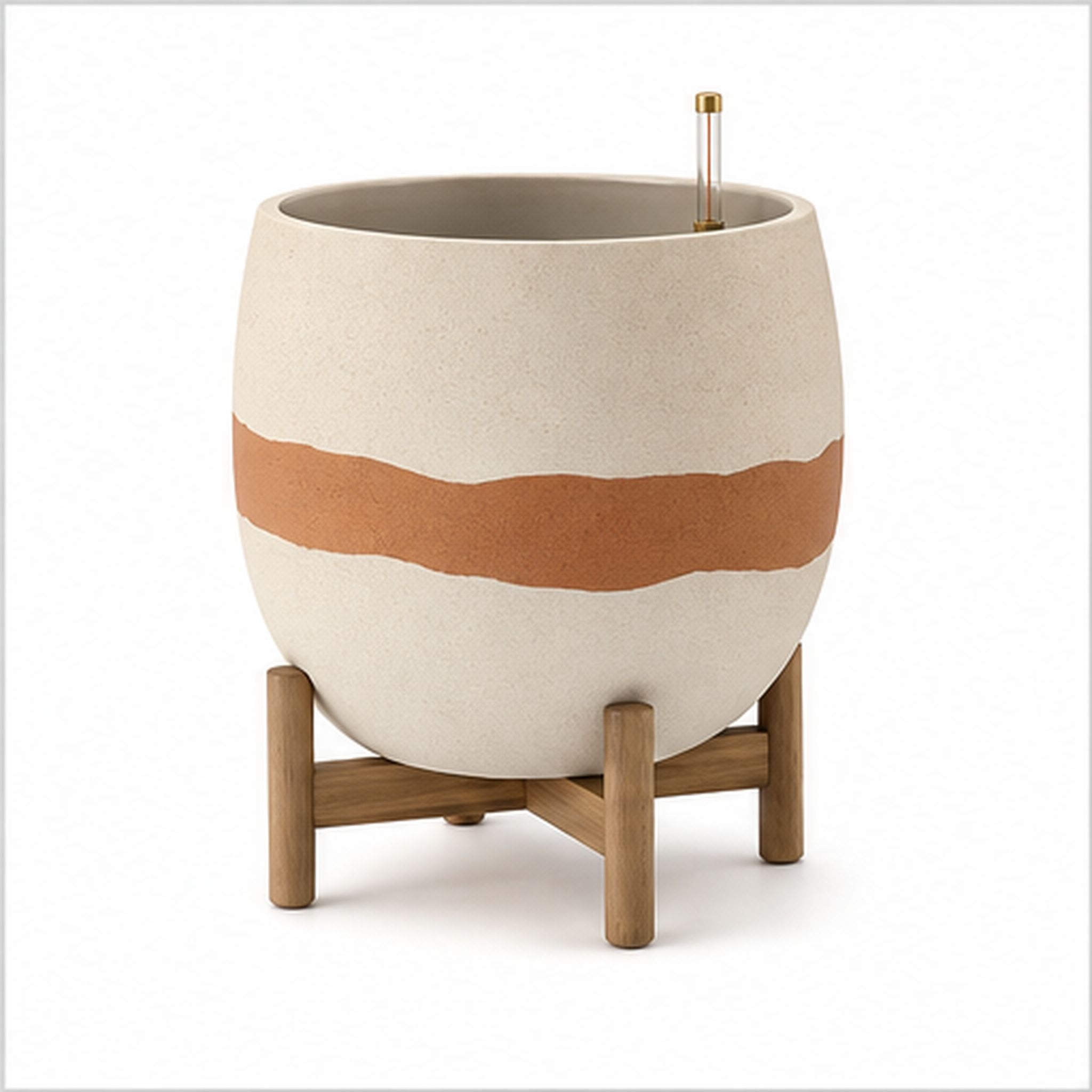 Cache-pot Horizon – Cache-pot décoratif avec bac intérieur amovible
