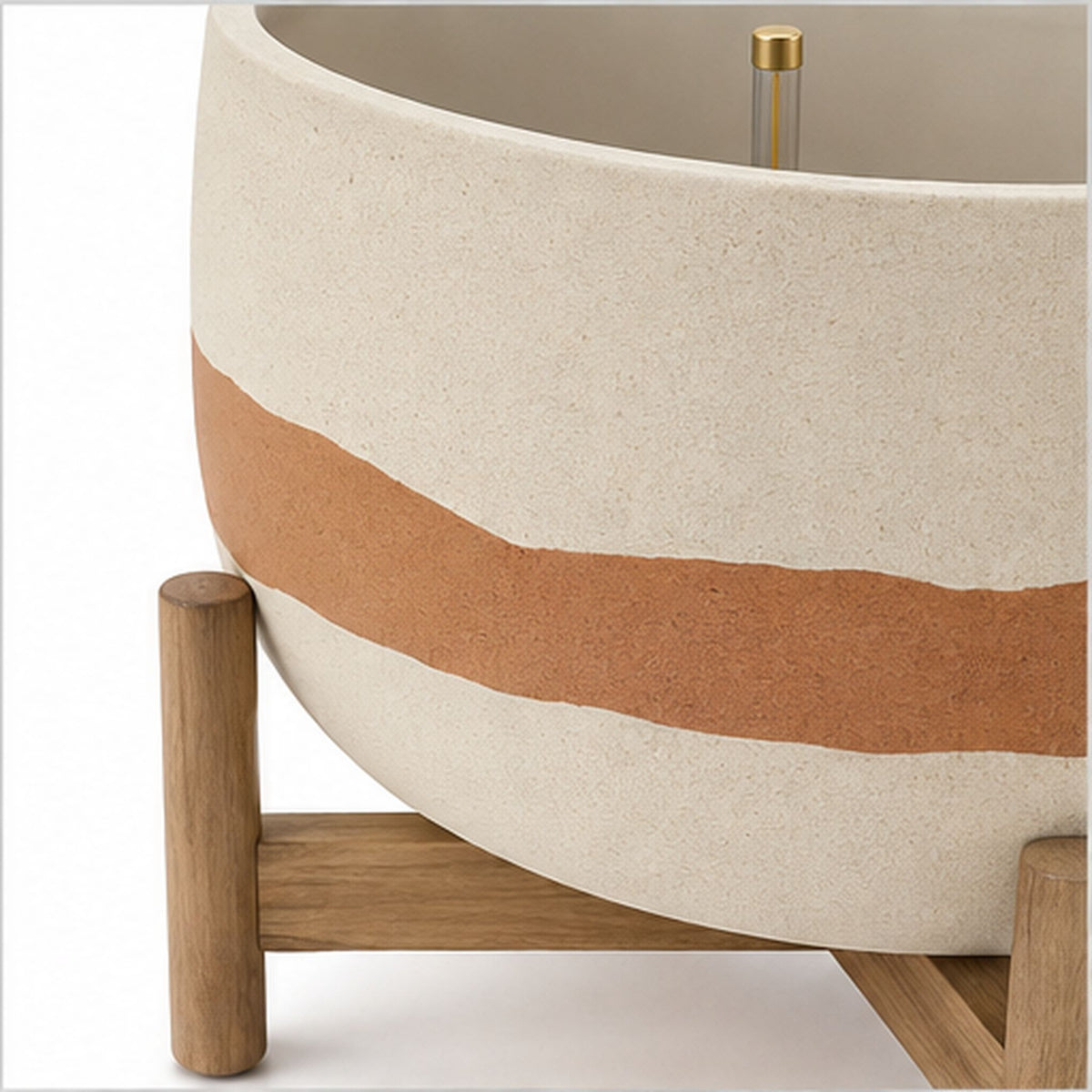 Cache-pot Horizon – Cache-pot décoratif avec bac intérieur amovible