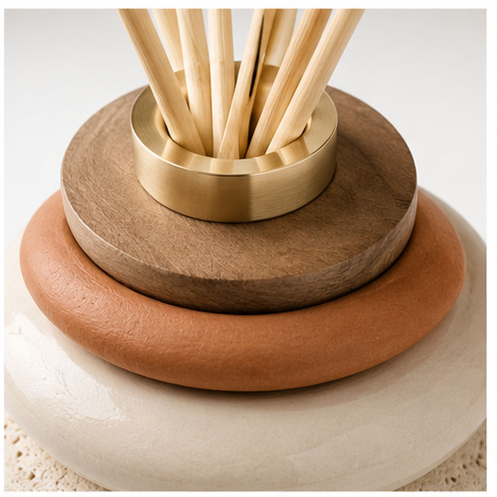 Diffuseur Brume Pierre – Vase diffuseur à bâtonnets en céramique