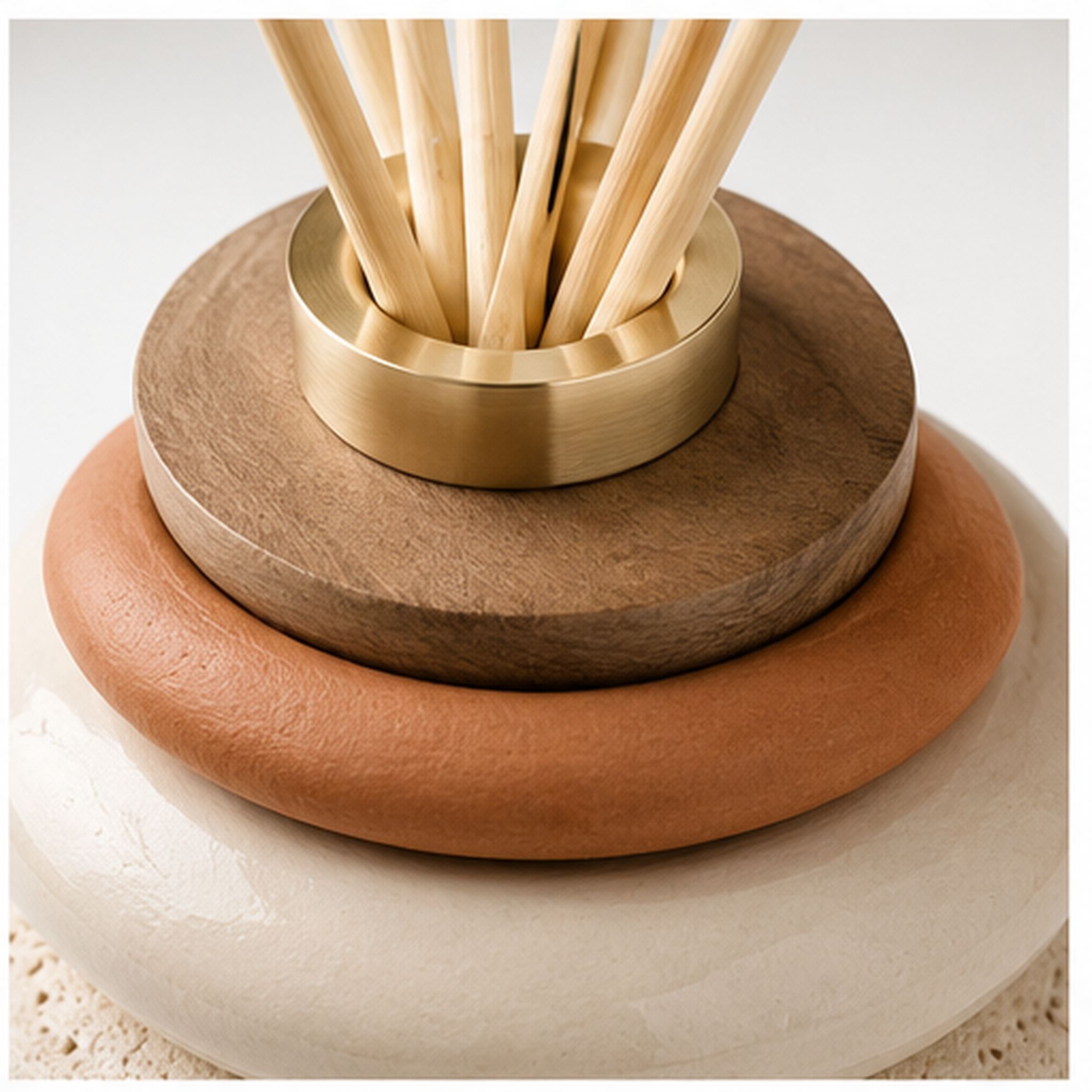 Diffuseur Brume Pierre – Vase diffuseur à bâtonnets en céramique