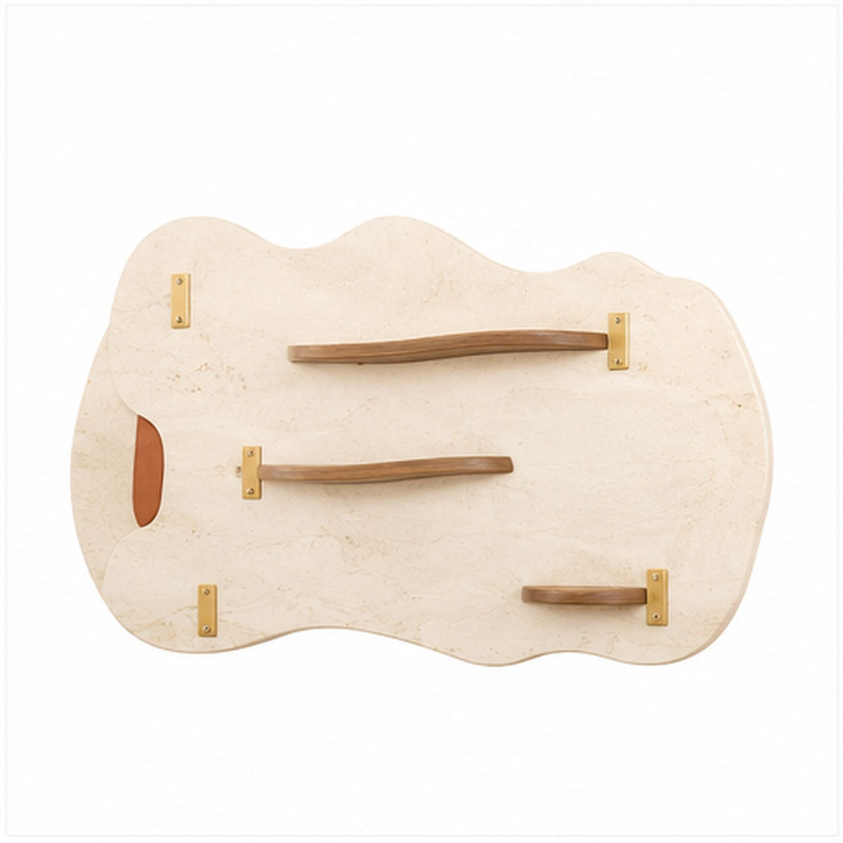 Étagère Onde – Composition murale décorative avec trois tablettes