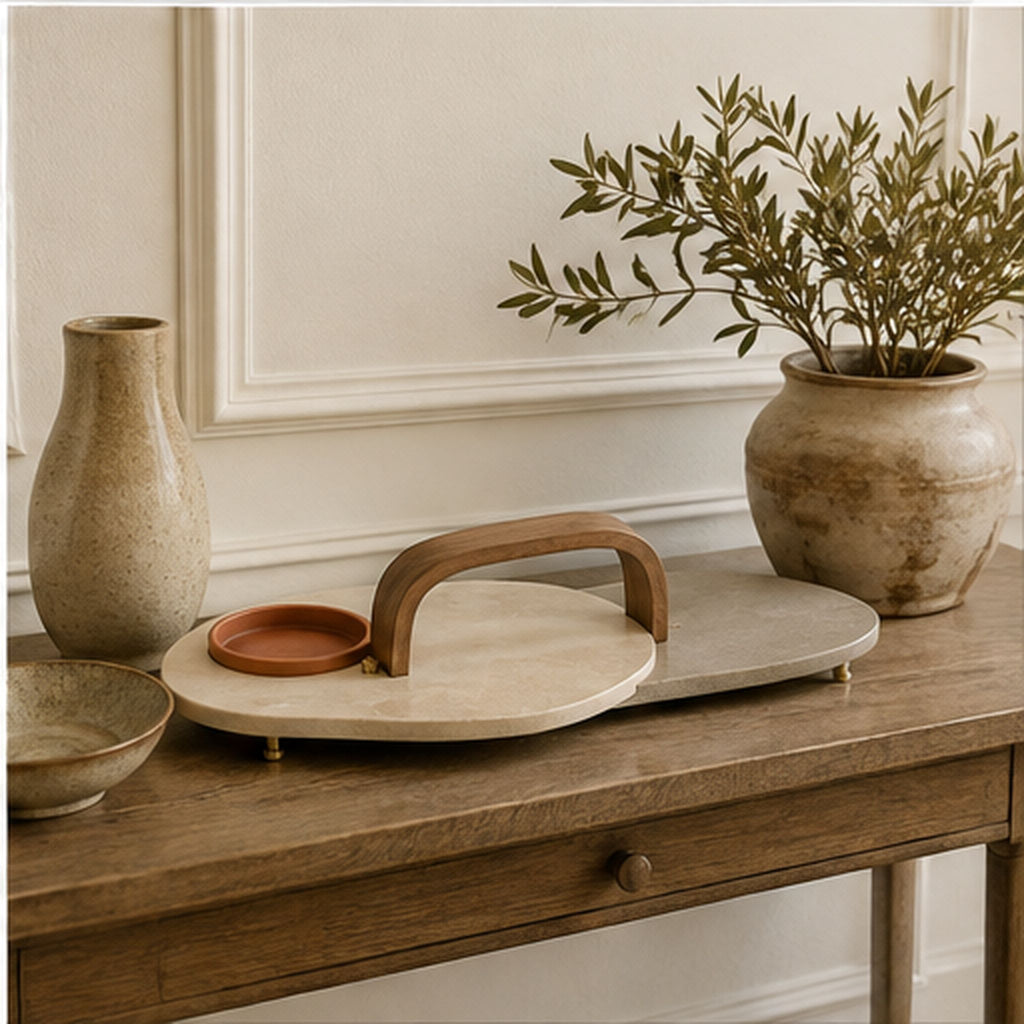 Plateau Confluence – Plateau décoratif à surfaces superposées